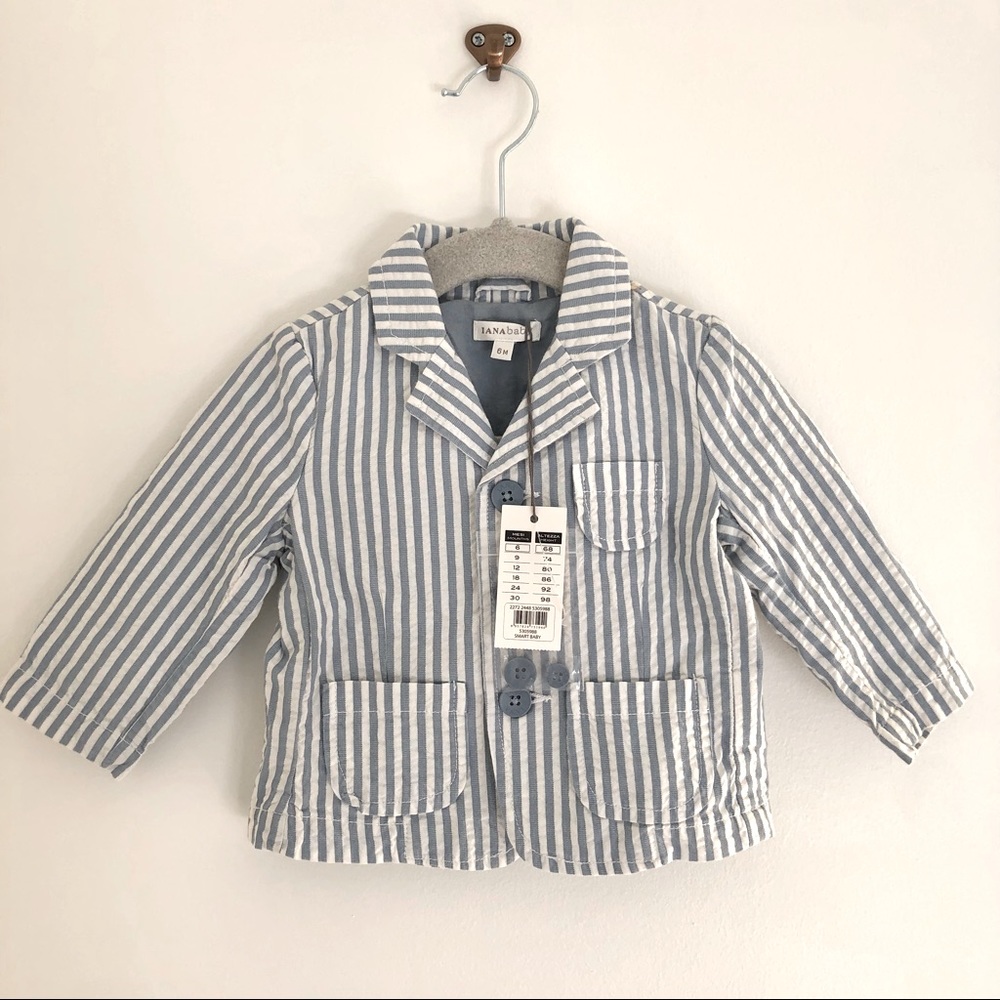 IANA Baby Seersucker Cotton Blazer
